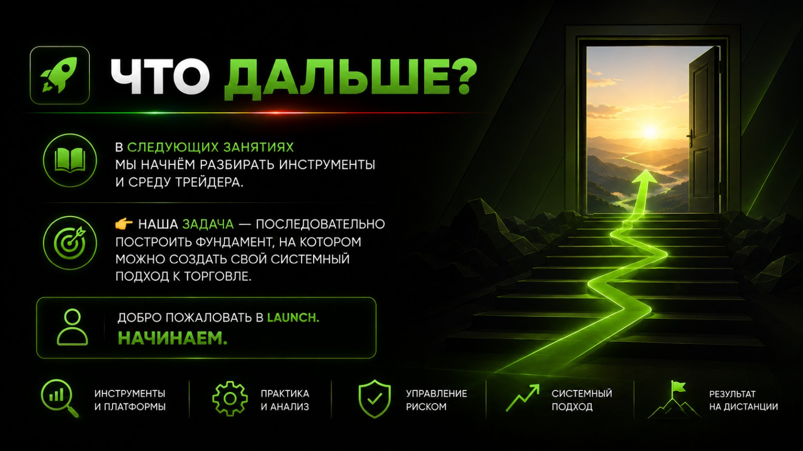Что дальше - трейдинг Launch