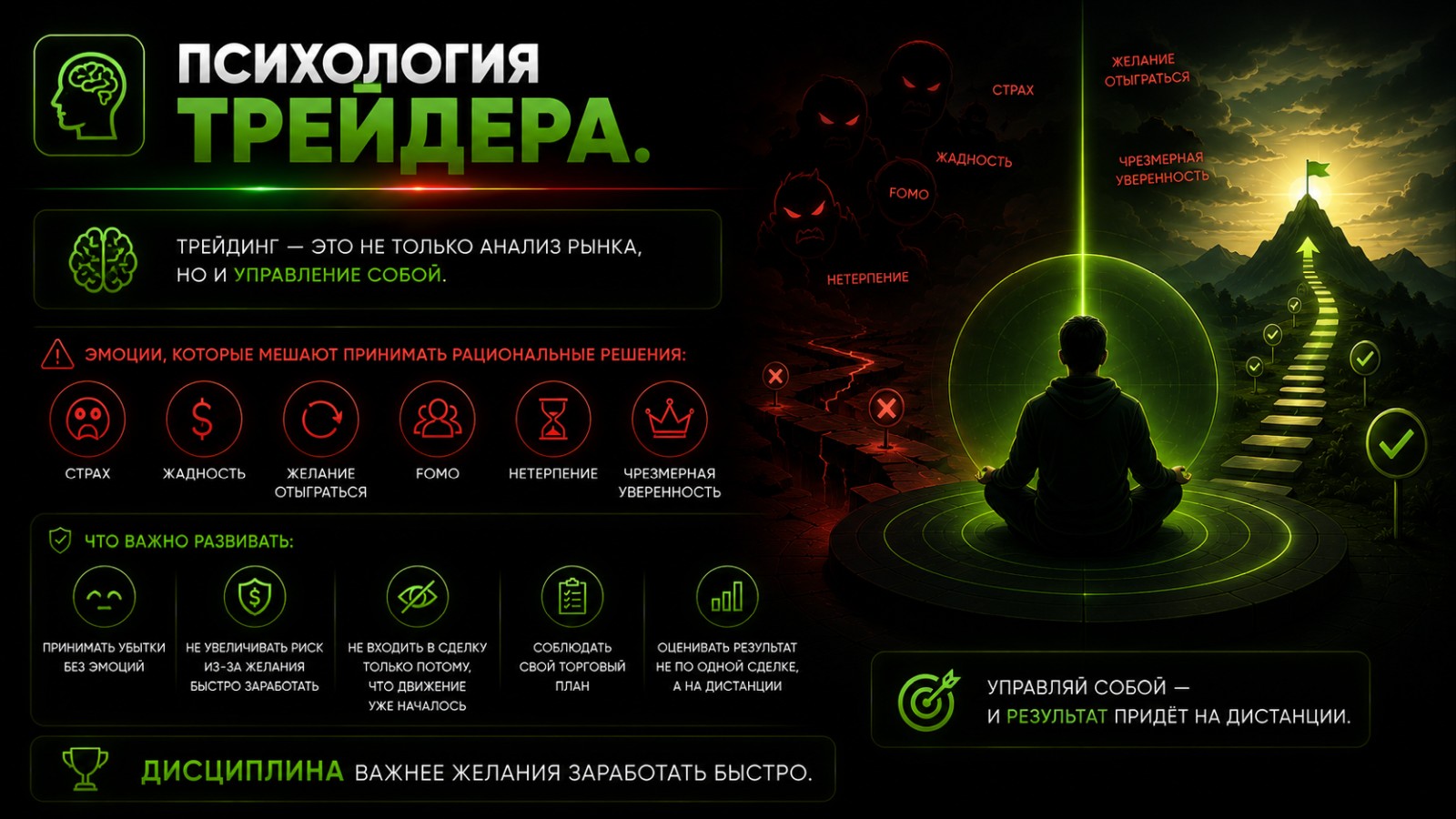 Психология в трейдинге. Почему эмоции управляют вашими результатами