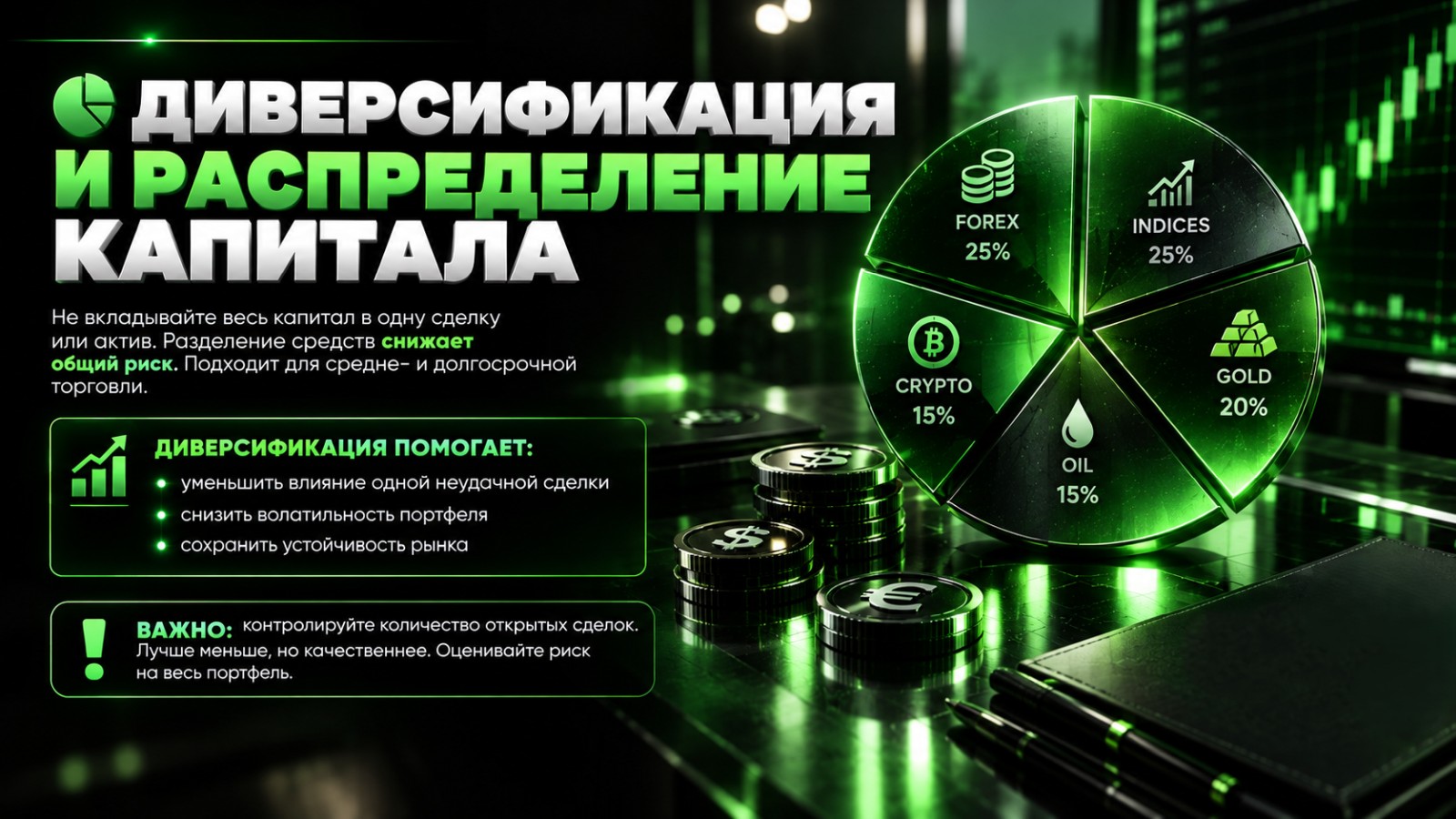 Диверсификация и распределение капитала