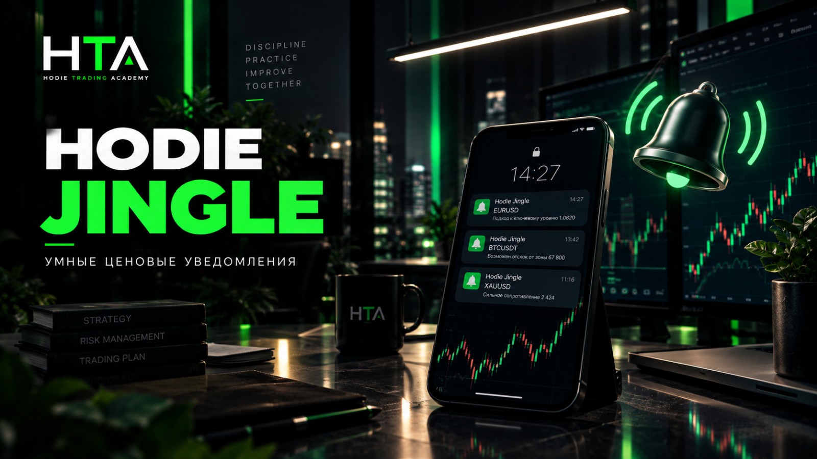 Hodie Jingle - сервис умных уведомлений для трейдера